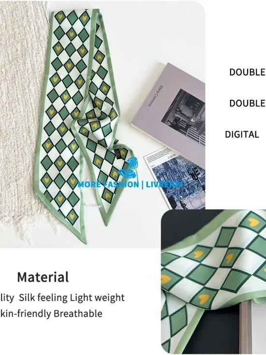 Hair Head Neck Bag Long Scarf Versatile Wrap for Women Soft & Lightweight for Ev - Picture 3 of 4